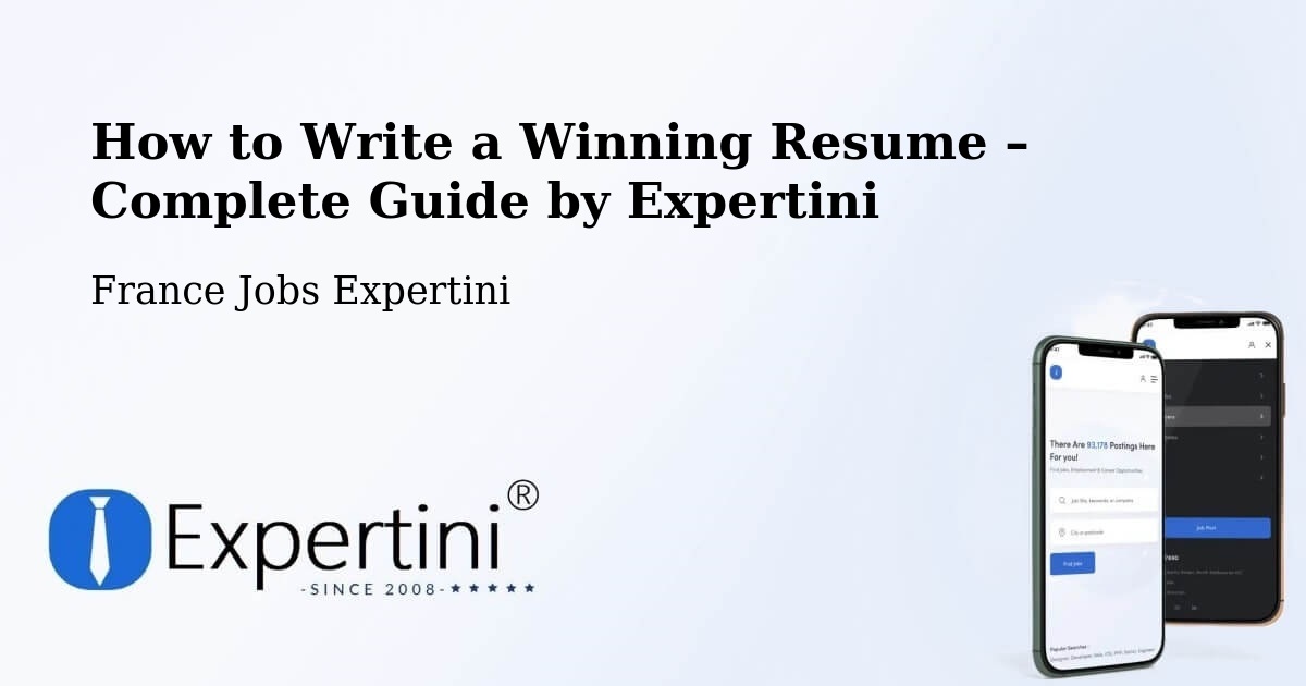 Resume Writing Guide for Job Seekers – Chelles - Chelles, France Jobs Expertini